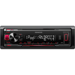 Auto Rádio com MP3 Player Kenwood KMM-1015 Entrada USB Auxiliar