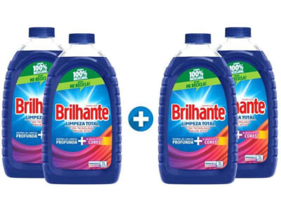 Kit Sabão Líquido Brilhante - 3L Cada 4 Unidades - Magazine Ofertaesperta