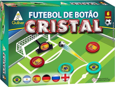 Futebol Botão Cristal com 6 Seleções Sortidos GULLIVER, Multicor
