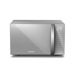 Micro-ondas Panasonic com Tecnologia Dupla Refeição 34L Inox 127V - NN-ST67LSRUN