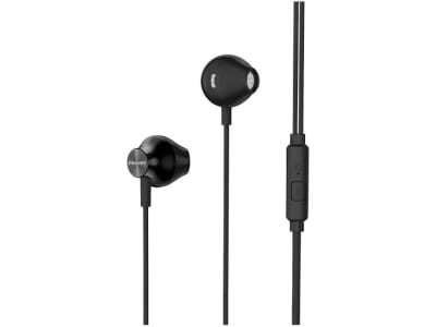 Fone de Ouvido Philips Série 1000 TAUE101BK/00 - Intra-auricular com Microfone Preto - Fone de Ouvido com Fio - Magazine Ofertaesperta