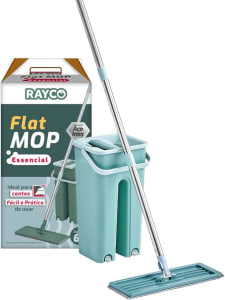 Mop Flat Rayco Essencial Balde 6 litros