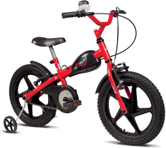 Bicicleta Infantil Verden VR 600 - Aro 16 Com Rodinhas E Buzina (Vermelho/Preto)