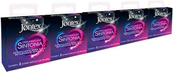 Preservativo Camisinha Jontex Orgasmo em Sintonia - 2 Unidades