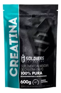 Creatina Monohidratada 600g - 100% Pura - Soldiers Nutrition - Sem Sabor