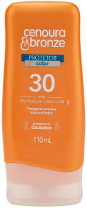 2 Unidades Protetor Solar FPS30 Cenoura e Bronze - 110ml