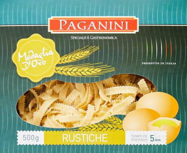 Macarrão Medalha D'Ouro Rustiche Ovo Paganini 500g