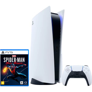 Console PlayStation 5 (Com leitor de Disco) + Jogo Marvel's Spider-Man: Miles Morales - PS5