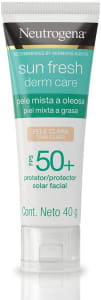  Sun Fresh Oily Skin Pele Clara Fps 70, Neutrogena 