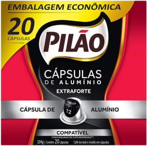 Café Pilão Cápsula Extraforte - 20 unidades - 104 gramas