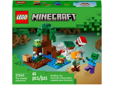 LEGO Minecraft A Aventura no Pântano - 65 Peças 21240