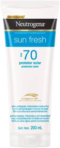 Protetor Solar Neutrogena Sun Fresh Fps 70, 200Ml, Neutrogena, 200 Ml