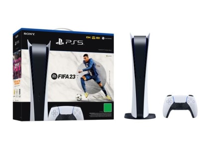 PlayStation 5 Edição Digital 825GB 1 Controle - Branco Sony com FIFA 23 - Magazine Ofertaesperta