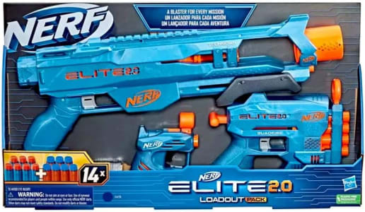 Nerf, Kit de 3 Lançadores Elite 2.0, Cores Variadas