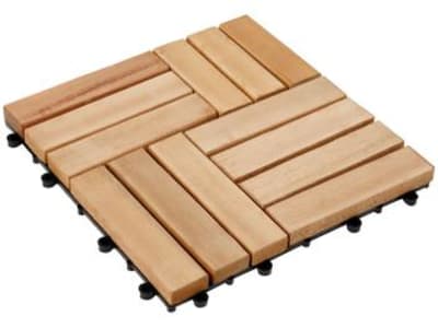 Mini Deck Modular de Madeira de Eucalipto - Stain Jatoba 30x30cm Massol Sevilla - Magazine Ofertaesperta