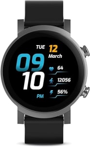 Ticwatch E3 Smartwatch Wear OS do Google for Men Women Qualcomm Snapdragon Wear 4100 Platform Fitness Tracker GPS NFC Mic Speaker IP68 À prova d'água iOS Android Compatível