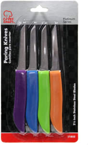 Chef Craft Conjunto De 4 Facas Multicoloridas De 6,3 Cm