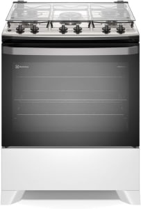 Fogão Electrolux 5 Bocas Efficient Com PerfectCook Branco FE5IB