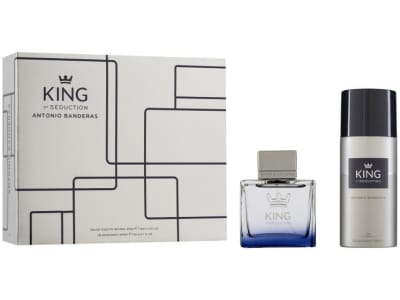 Kit Perfume Antonio Banderas King of Seduction - Masculino Eau de Toilette 100ml com Desodorante - Kit de Perfume - Magazine OfertaespertaLogo LuLogo Magalu