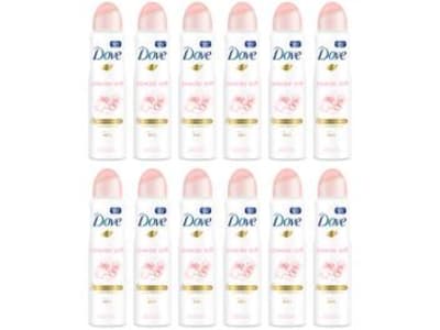 Desodorante Dove Powder Soft Aerossol - Antitranspirante Feminino 150ml 12 Unidades - Magazine Ofertaesperta