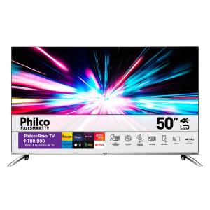 Smart TV 50" Philco PTV50G7PR2CSB 4K UHD LED Roku TV Preto -Carrefour - Carrefour: As melhores promoções pra você economizar