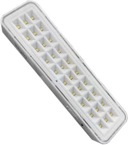 Luminária De Emergência 30 LEDS 2W Elgin Bivolt Bateria até 6 horas Luz Branca Fria