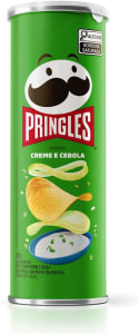 2 Unidades — Salgadinho Batata Frita Pringles Creme & Cebola 109g