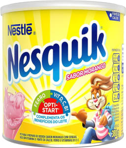 Achocolatado em Pó Morango Nesquik 380g