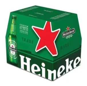 3 Packs — Cerveja Heineken Premium Puro Malte Lager 250ml 12 Unidades - Total 36 Unidades