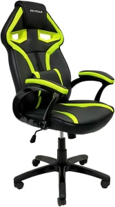 Cadeira Gamer MX1 Giratória - Mymax (Preto e Verde)