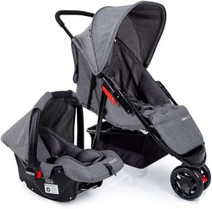 Cosco Kids, Travel System Toffy, Cinza Mescla