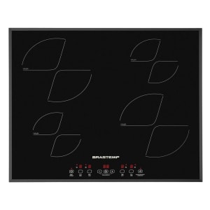 Cooktop Elétrico Brastemp De Indução 4 Queimadores Vitrocerâmico 220v - Bdj62aebna