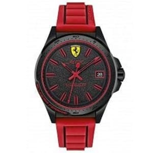 Relógio Scuderia Ferrari Masculino Borracha Vermelha - 830424