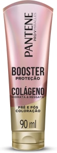 Pantene Booster Proteção Colágeno Hidrata & Resgata Pré E Pós Coloração 90Ml Rosa