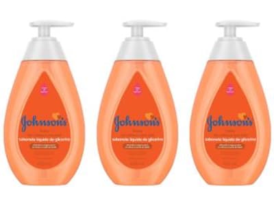 Kit Sabonete Líquido Infantil Johnsons Baby - Da Cabeça aos Pés 400ml 3 Unidades