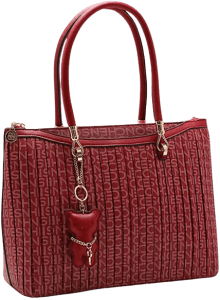 Bolsa Feminina Chenson Monograma Plissado 3483735