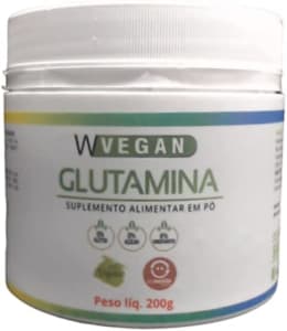 Glutamina 200g Sem sabor WVegan Vegano