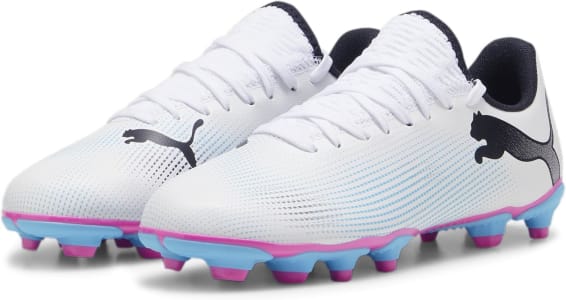 Tênis Puma Future 7 Play FG/AG JR, Tamanhos 34 ao 36 (Black Poison Pink)