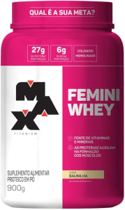 Max Titanium Femini Whey Baunilha 900G