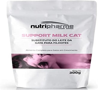 Suplemento Vitamínico Nutripharme Support Milk Cat Para Gatos Filhotes 300g