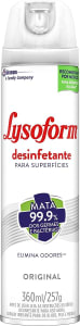 Desinfetante Aerossol Original Lysoform 360ml