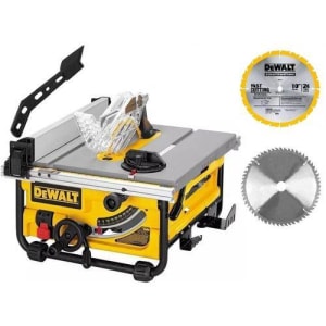 Serra Circular De Bancada 10 2000w 220v Dw745 Dewalt C/ 2 Discos