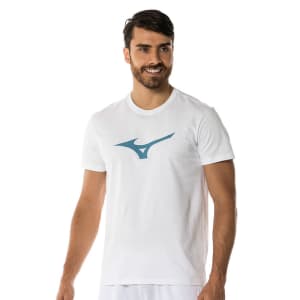 Camiseta Mizuno Lifestyle Masculina - Branco+Azul