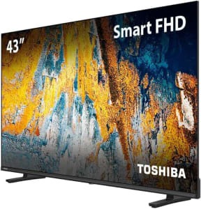 Smart TV DLED 43 FULL HD Toshiba 43V35L VIDAA 2 HDMI 2 USB Wi-Fi - TB017M