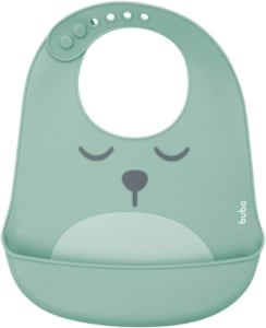 Babador De Silicone Com Pega Migalhas Gumy - Buba