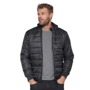 Jaqueta Lucky Sailing Puffer Capuz Removível — Masculina