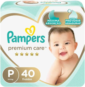 Pampers Fraldas Premium Care P 40 Unidades