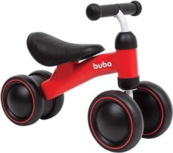 Bicicleta de Equilibrio - 4 Rodas BUBA Vermelho