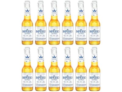 Cerveja Imperio Premium Ultra Puro Malte Long Neck - 275ml 12 Unidades