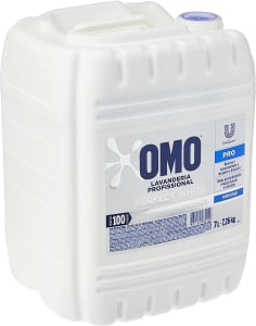 Lava-Roupas Líquido Concentrado Lavanderia Profissional Omo Perfect White Pro Galão 7l